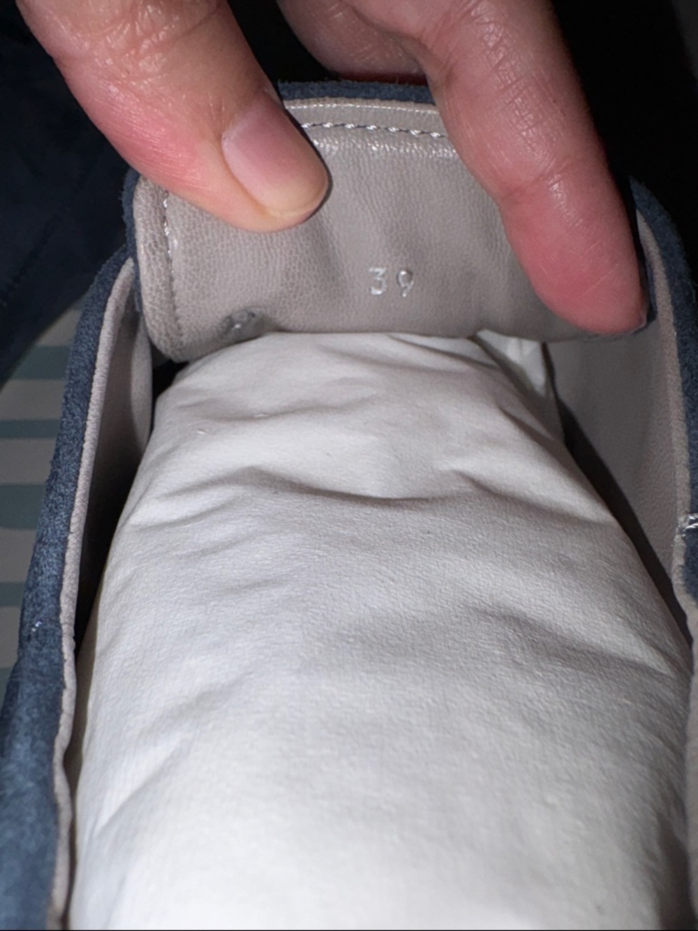 NWT Candice Cooper Dandy Sneakers in Blue Velvet Suede - Picture 14 of 14